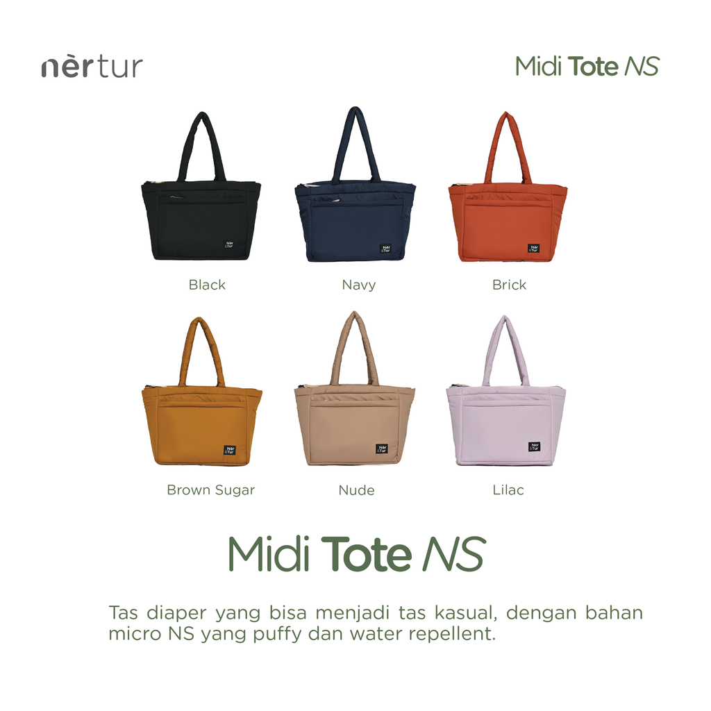 Midi Tote NS - Black
