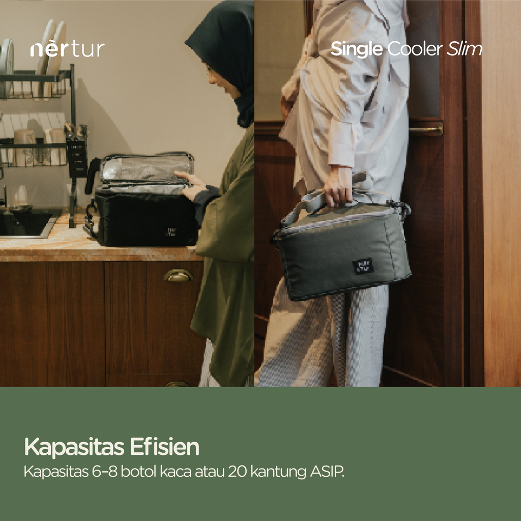 Single Cooler Slim - Army Green