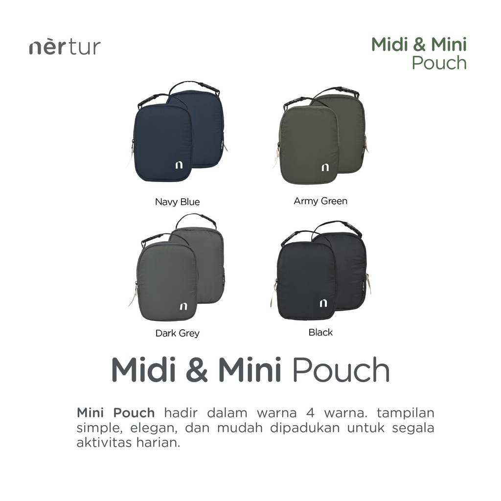 Midi Pouch - Alpha Green