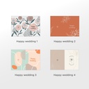 Greeting Card / Kartu Ucapan Pernikahan Happy Wedding