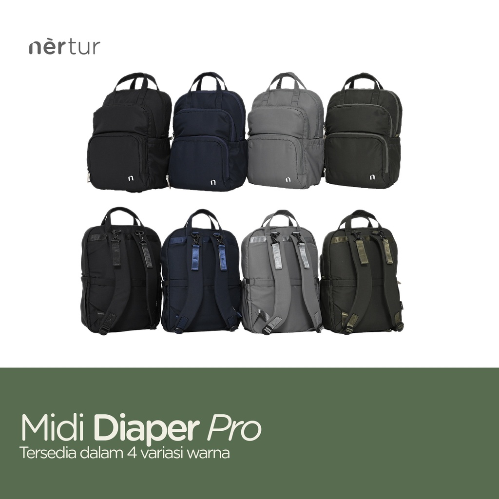 Midi Diaper Pro - Army Green