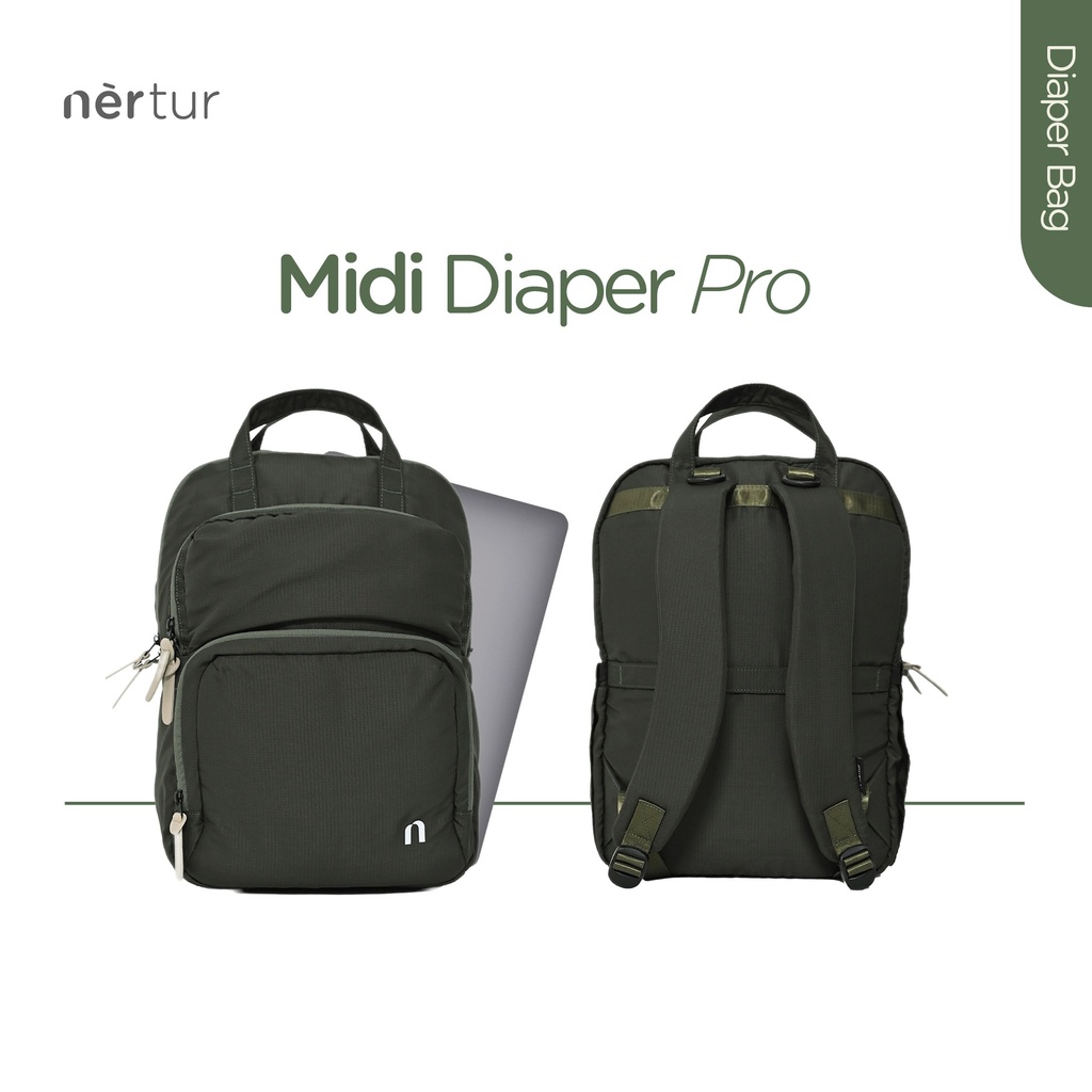 Midi Diaper Pro - Army Green