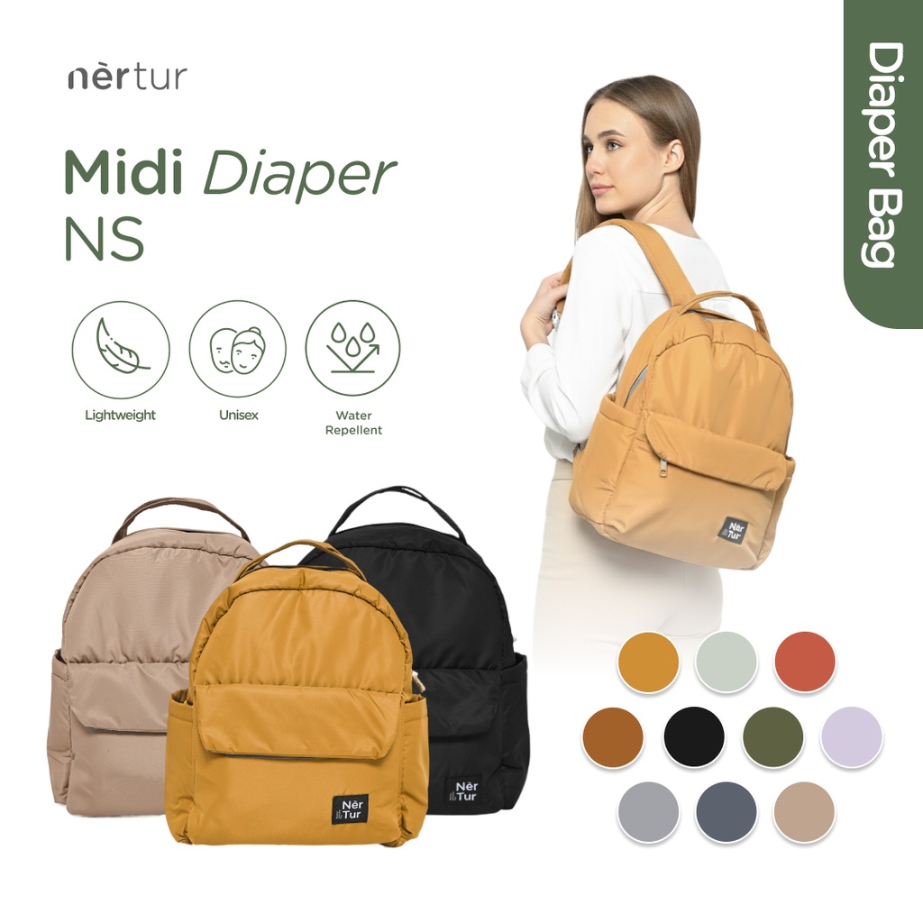 Midi Diaper NS - Black